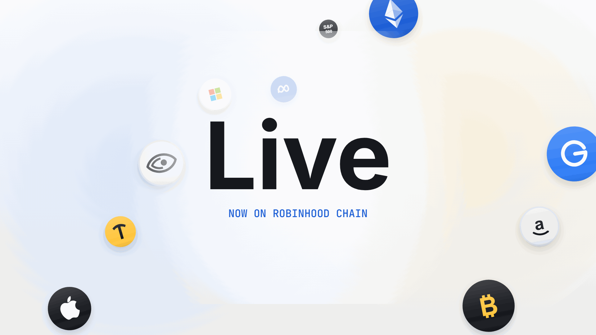 Live announcement — coins falling